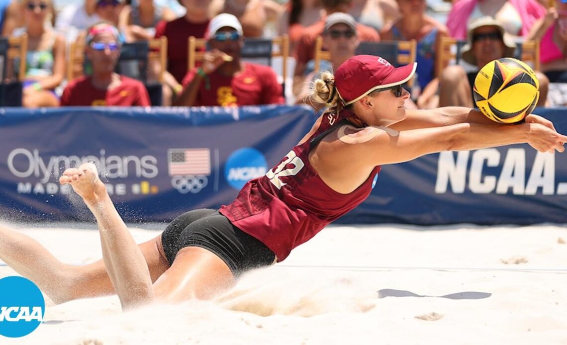 Watch the marathon finish between Florida State and UCLA beach volleyball