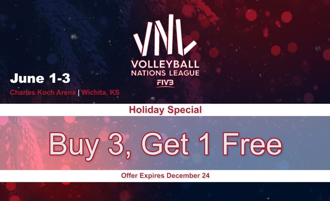 Women's VNL Ticket Holiday Special VCP Volleyball