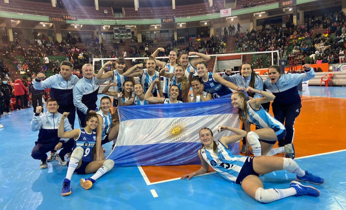 WorldofVolley :: Argentina sweeps Brazil in final to defend South American U19 title