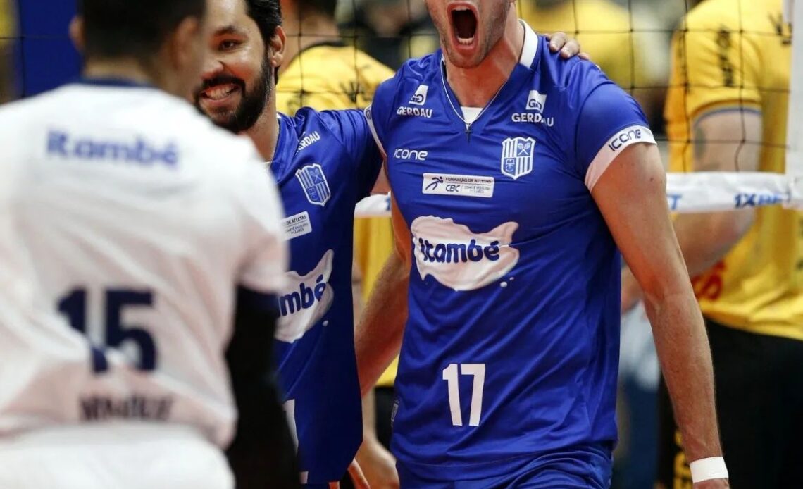 WorldofVolley :: BRA M: Vissotto gets injured but Minas defeat Guarulhos after more than 2 and a half hours; Cruzeiro down newcomers