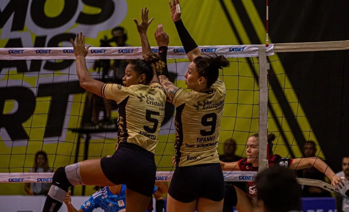 WorldofVolley :: BRA W: Even without both foreign reinforcements, Osasco turn around 0-2 against Sesc in ‘clássico’ at Superliga start