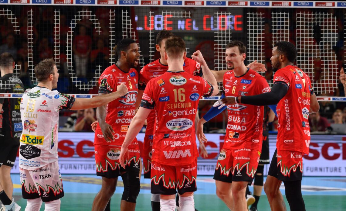 WorldofVolley :: ITA M: Lube fire blanks without Zaytsev – Perugia prevail in ’classico’ to remain unbeaten