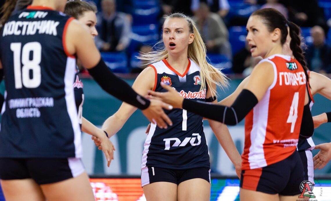 WorldofVolley :: RUS W: Lokomotiv sweep Uralochka in replay of last playoff finals