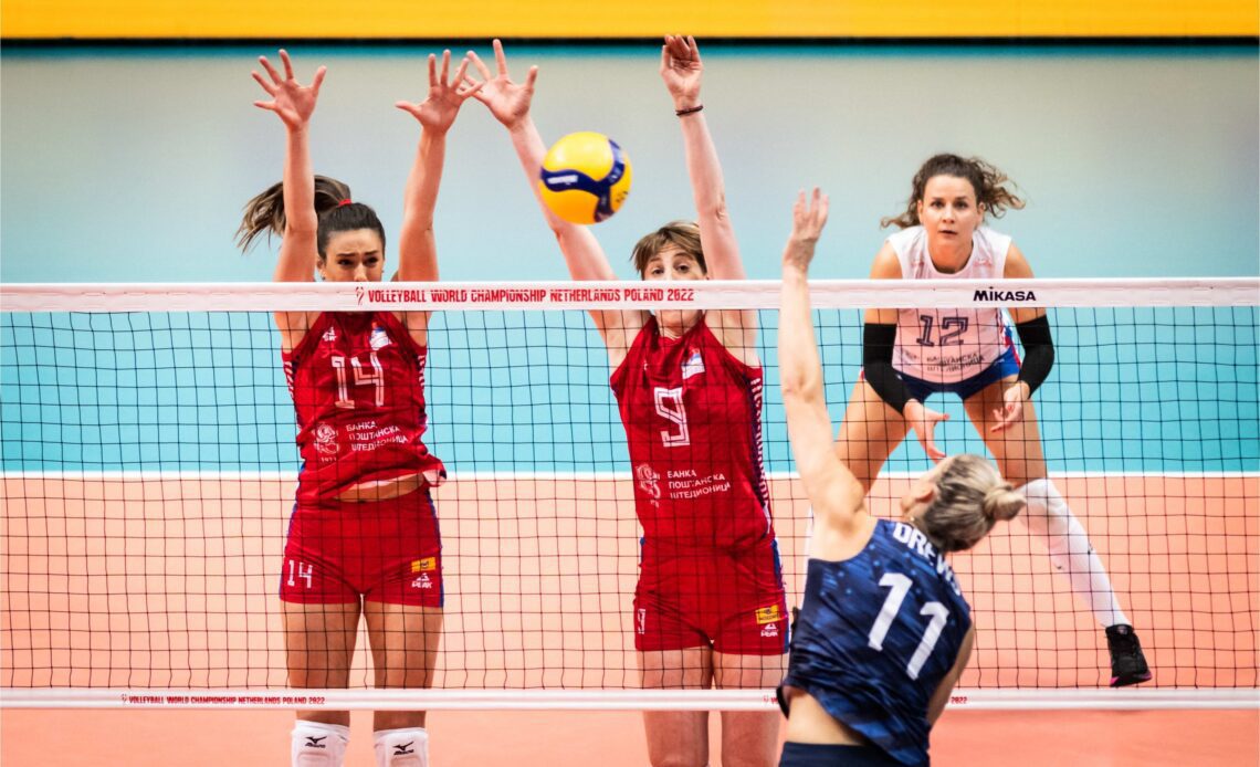 WorldofVolley :: WCH 2022 W: Serbia beats Olympic champions again to advance to second straight final