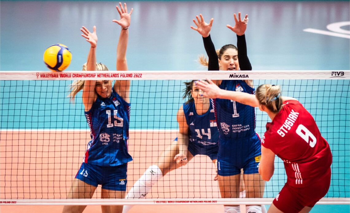 WorldofVolley :: WCH 2022 W: Stysiak notches 40 as Poland forces tie-break vs Serbia, but titleholders are through to semis