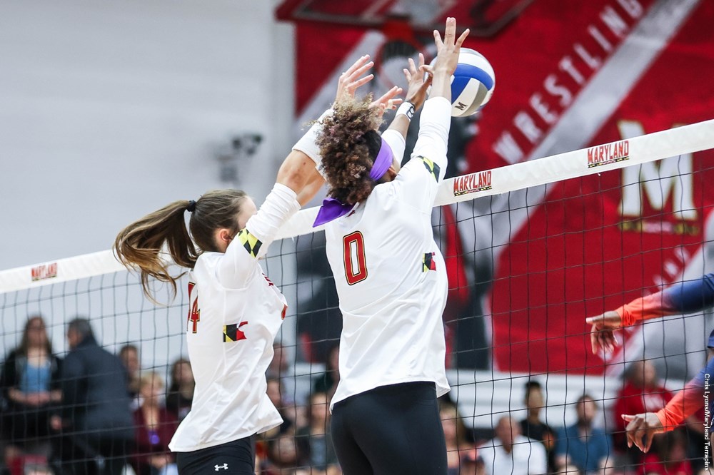 Maryland Terrapins vs. University of Illinois at Maryland Xfinity Center Pavillion in College Park, MD on Friday, Oct. 7, 2022. Chris Lyons/Maryland Terrapins