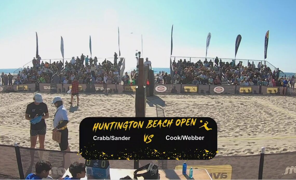 AVP Huntington Beach Open | Crabb/Sander vs Cook/Webber | Men's Semi-Finals