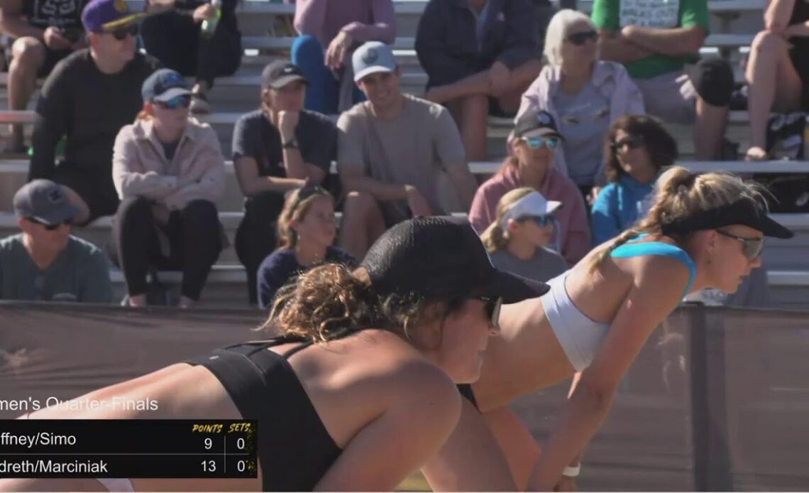 AVP Huntington Beach Open | Gaffney/Simo vs Hildreth/Marciniak | Women's Quarter-Finals