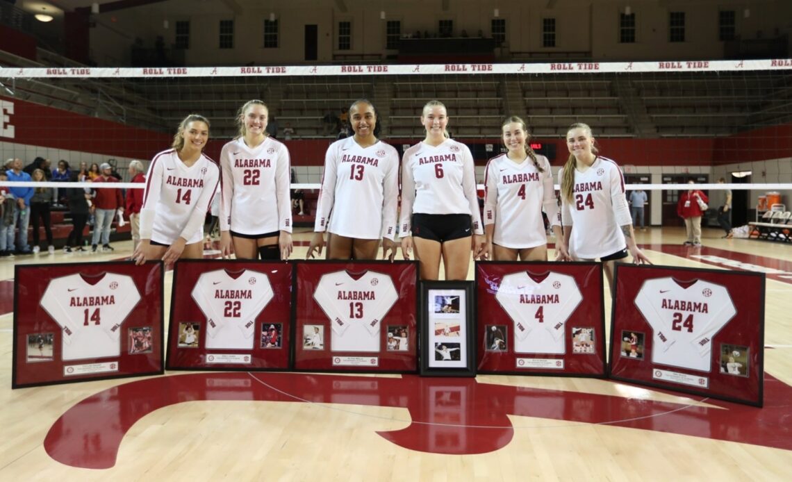 Alabama Volleyball Falls to Tennessee in Season Finale Friday in Tuscaloosa