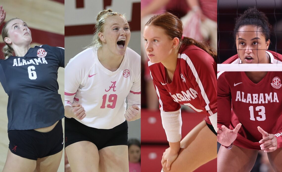 Alabama Volleyball Places Program-Best Four on Academic All-District Team