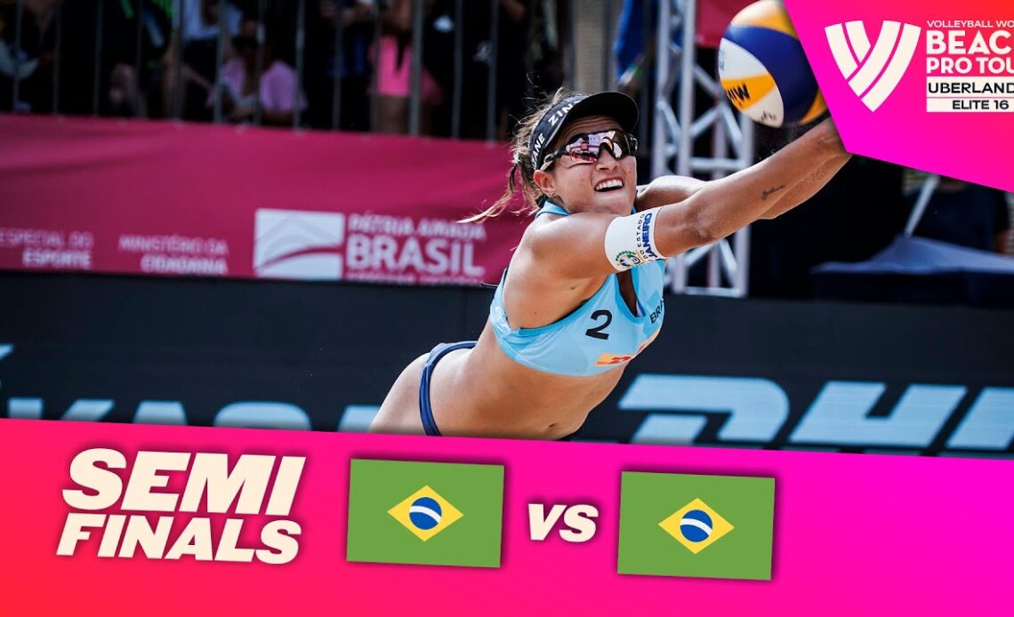 Andressa / Vitoria vs. Carol / Barbara - Semi Final Highlights Uberlândia 2022 #BeachProTour