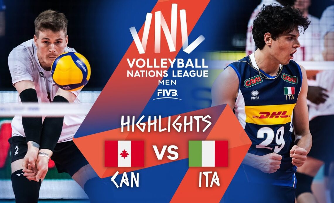 CAN vs. ITA - Highlights Week 2 | Men's VNL 2021