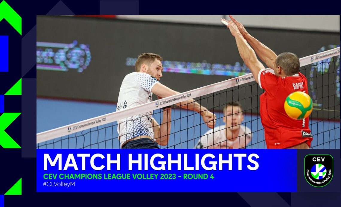 CEV Champions League Volley - Sport Lisboa E Benfica vs. Knack Roeselare - Match Highlights