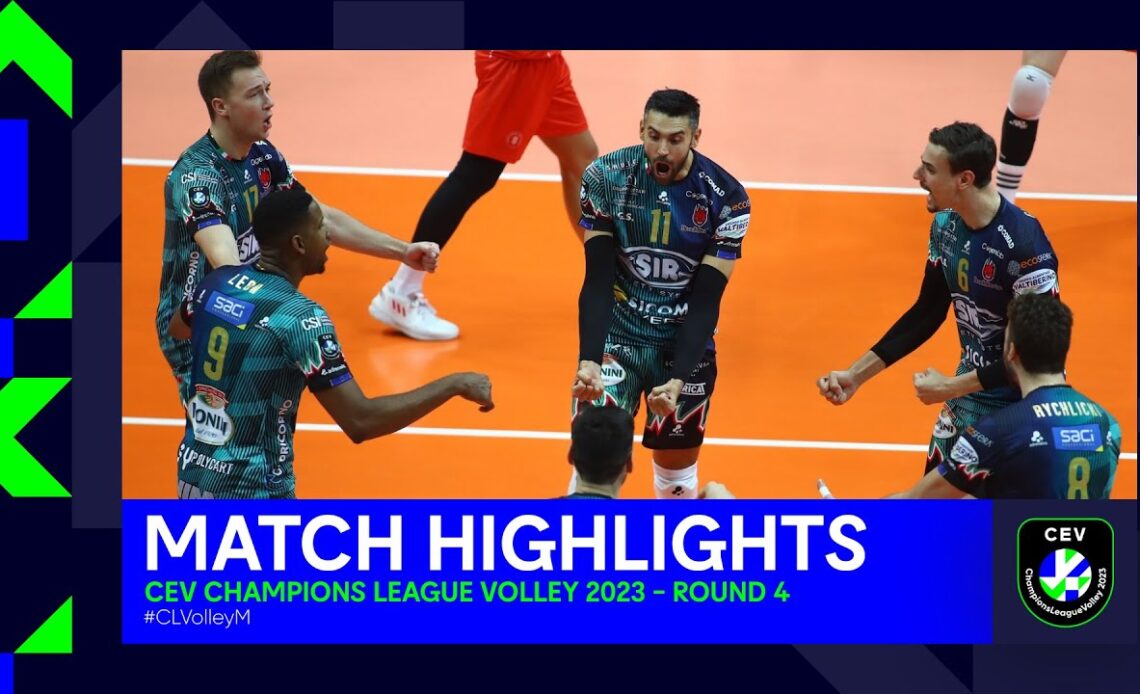CEV Champions League Volley - Ziraat Bank Ankara vs. Sir Sicoma Monini Perugia - Match Highlights