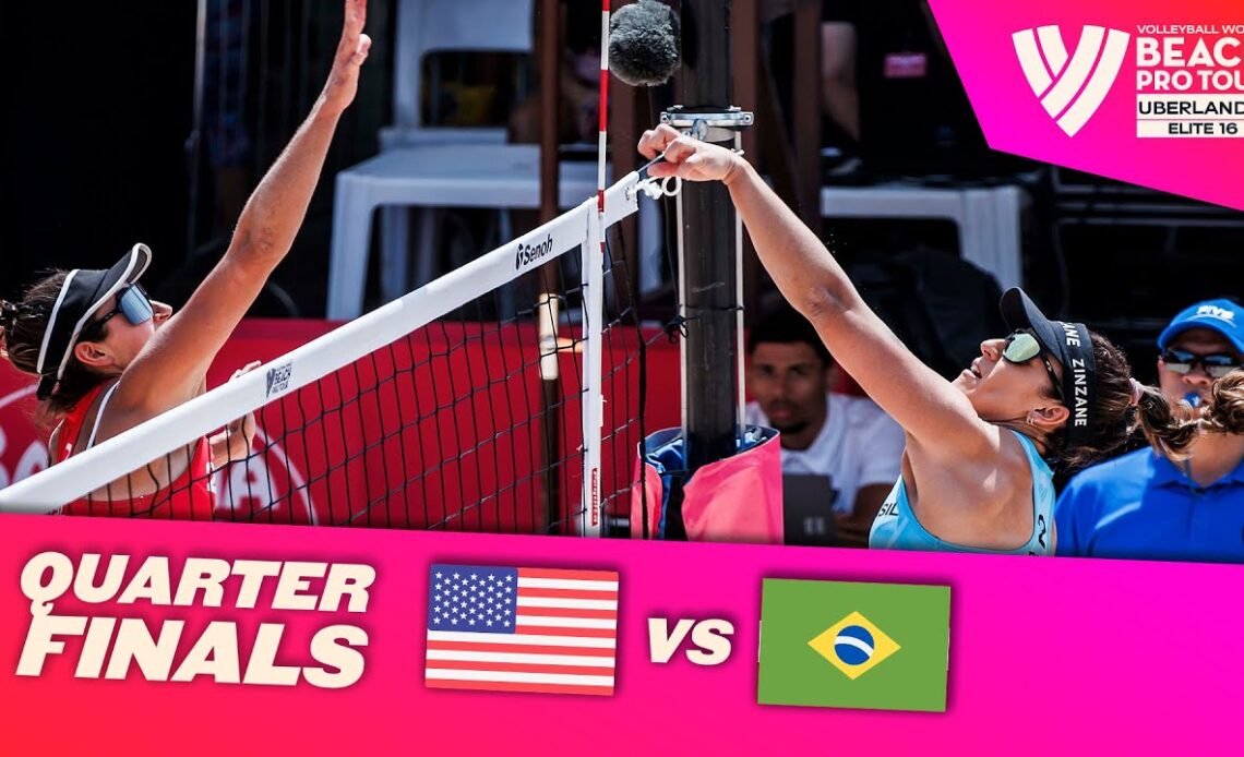 Cannon / Sponcil vs. Carol / Barbara - Quarter Finals Highlights Uberlândia 2022 #BeachProTour