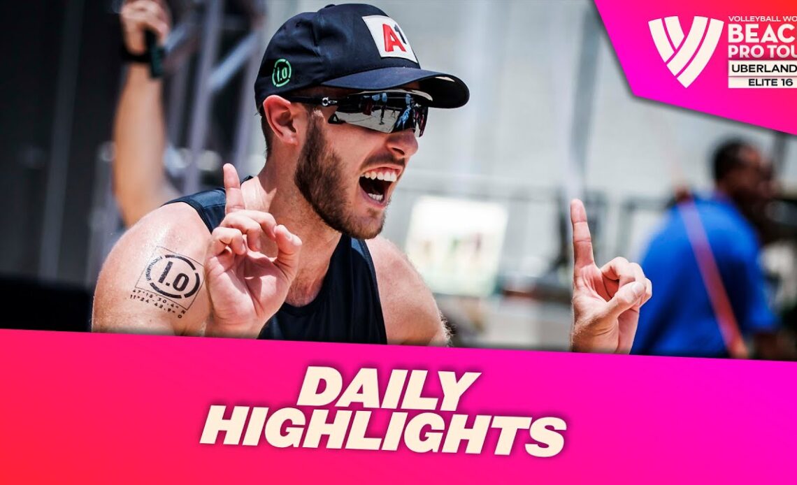 Day 2 Men's Daily Highlights Uberlândia 2022 #BeachProTour