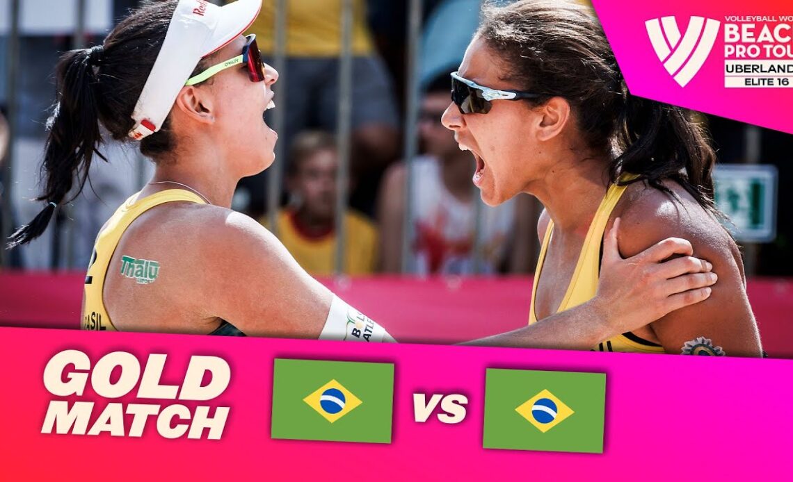 Duda / Ana Patrícia vs. Andressa / Vitoria - Gold Match Highlights Uberlândia 2022 #BeachProTour