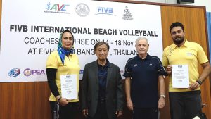 FIVB INTERNATIONAL BEACH VOLLEYBALL COACHES COURSE AT FIVB DC IN THAILAND COMES TO A SUCCESSFUL CLOSE