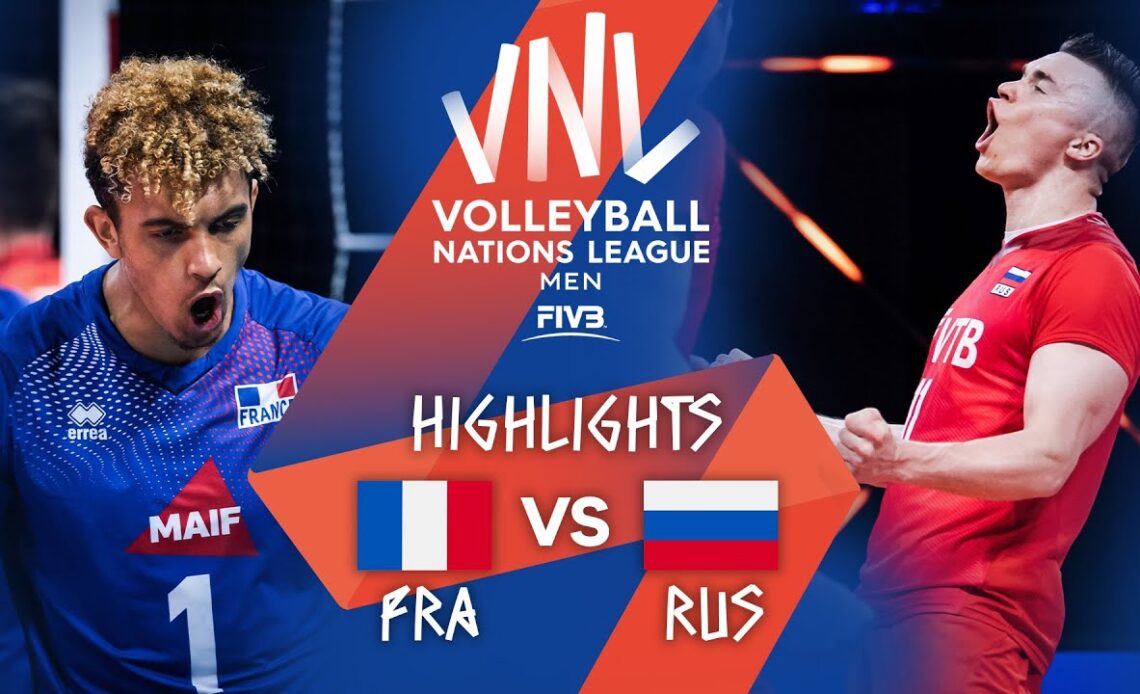 FRA vs. RUS - Highlights Week 3 | Men's VNL 2021