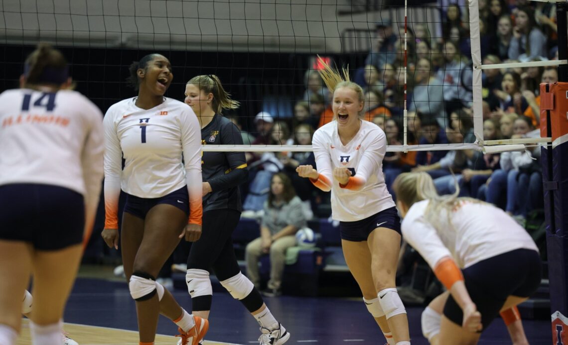 Fighting Illini Hit the Road for Final Regular-Season Matches