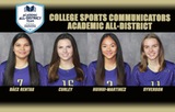 Four Women's Volleyball Players Earn CSC Academic All-District Accolades