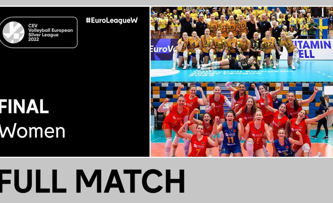 Full Match | Sweden vs. Portugal - CEV Volleyball European Silver League 2022