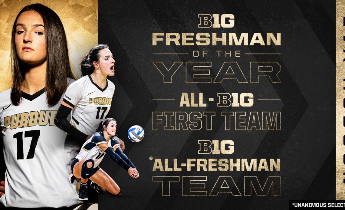 Hudson, Colvin, Schermerhorn Selected for All-Big Ten Accolades