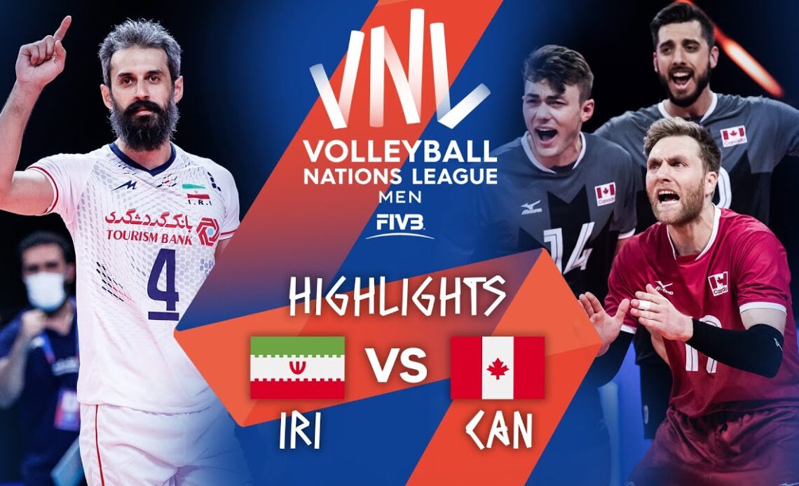 IRI vs. CAN - Highlights Week 2 | Men's VNL 2021