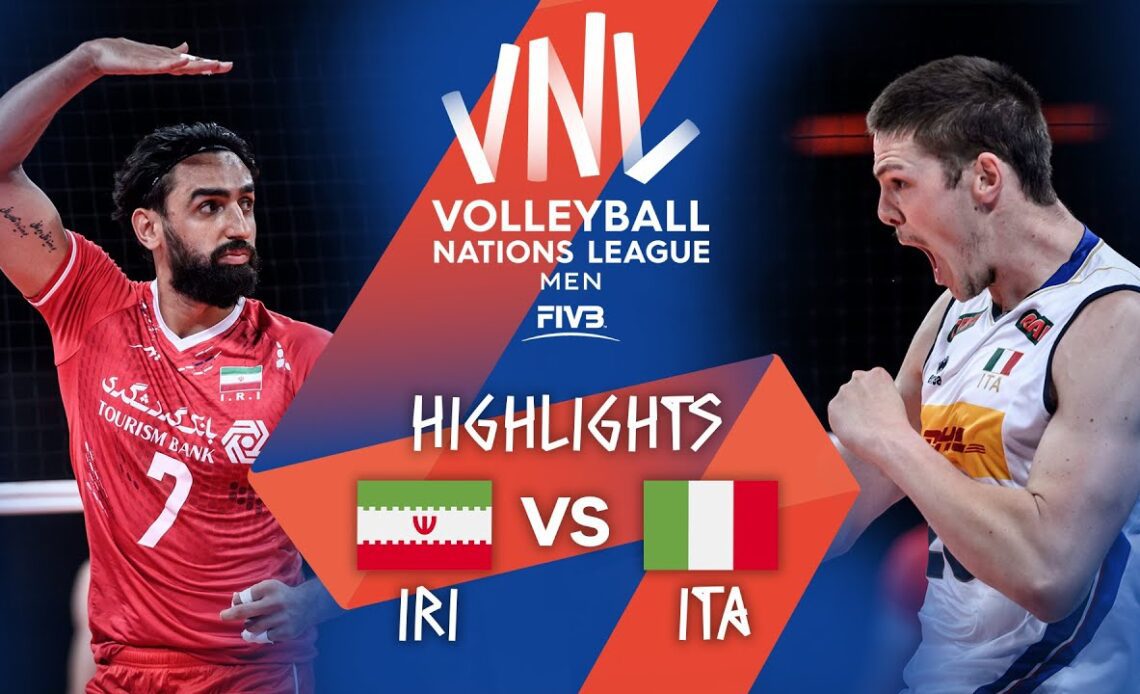IRI vs. ITA - Highlights Week 2 | Men's VNL 2021