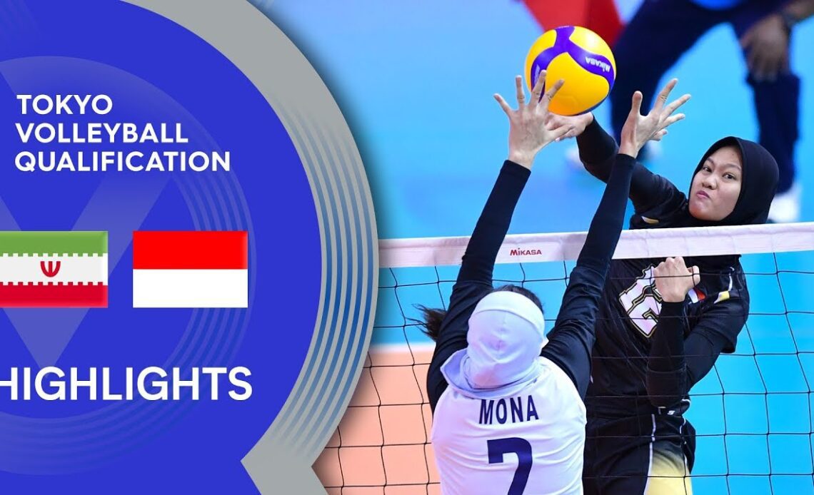 Iran vs. Indonesia - Highlights | AVC Women's Tokyo Volleyball Qualification 2020