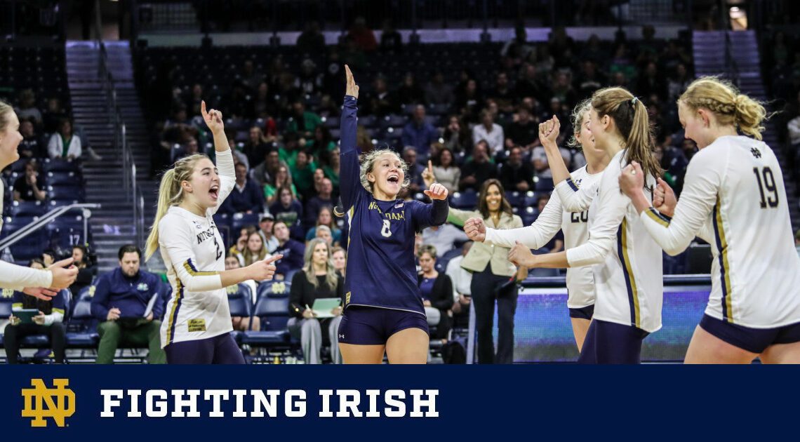 Irish Set to Host No. 4 Louisville in Final Home Match – Notre Dame Fighting Irish – Official Athletics Website