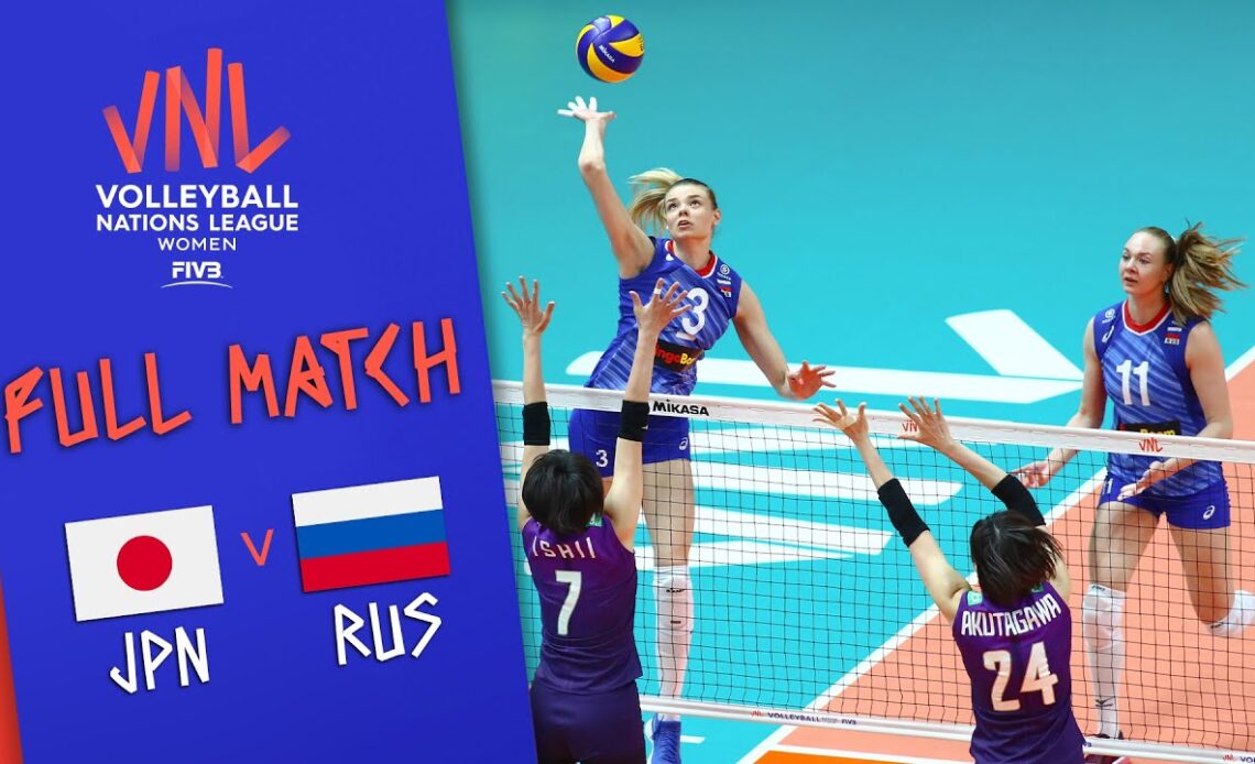 Japan 🆚 Russia - Full Match | Women’s Volleyball Nations League 2019