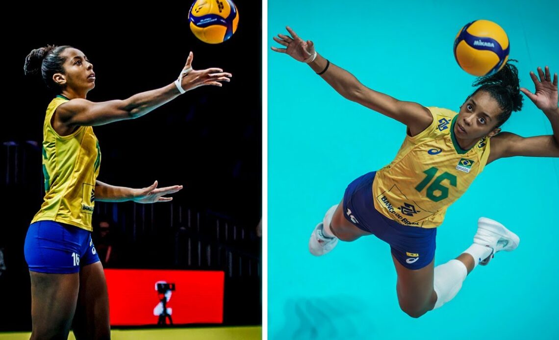 Kisy Nascimento - Left-Handed Power Spiker from Brasil  | World Championship 2022 (HD)