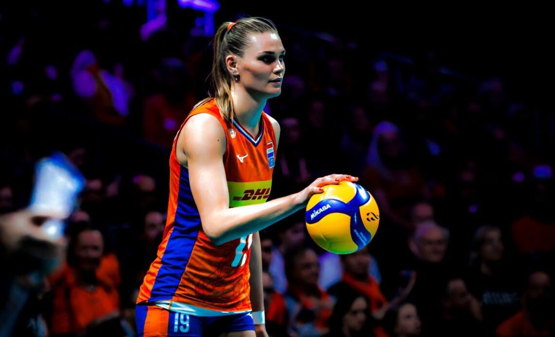 Nika Daalderop - Beautiful and Dangerous Volleyball Spiker | World Championship 2022 (HD)