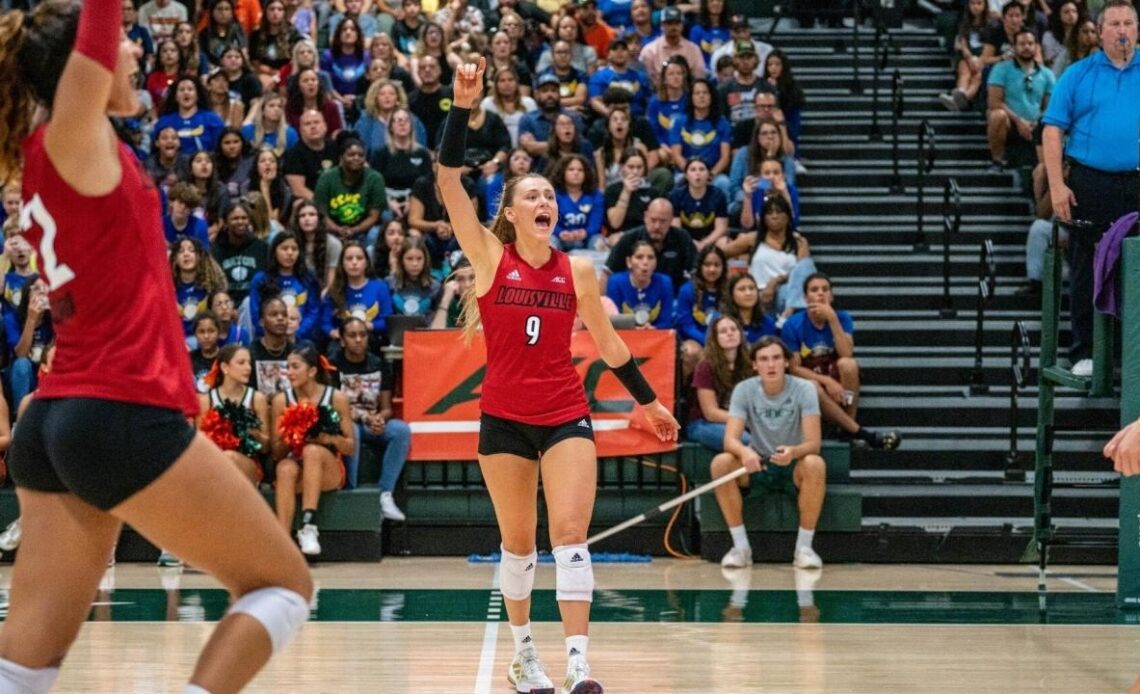 No. 5 Louisville women's volleyball pulls off incredible comeback to down No. 13 Georgia Tech in five