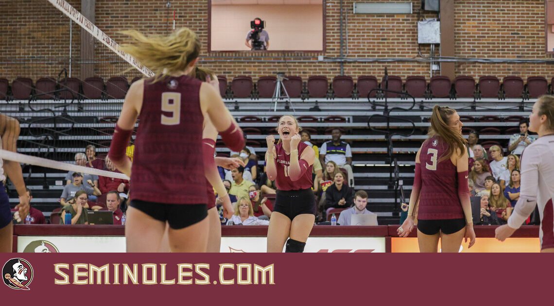 Noles Dominate Miami on the Road in Straight Sets