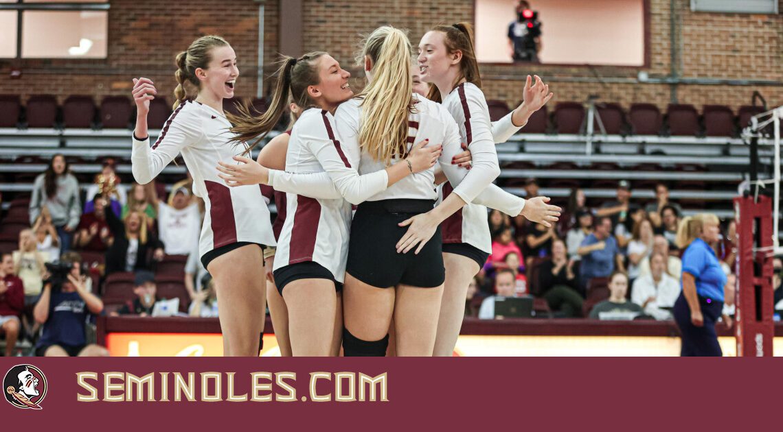 Noles Top Clemson in Four Sets