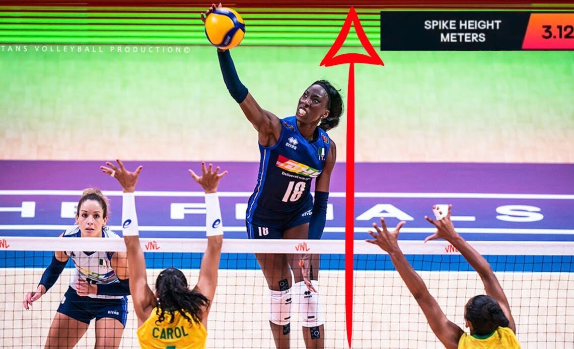 Paola Egonu - Powerful 3rd meter Volleyball Spikes | Monster of The Vertical Jump | World Cup 2022