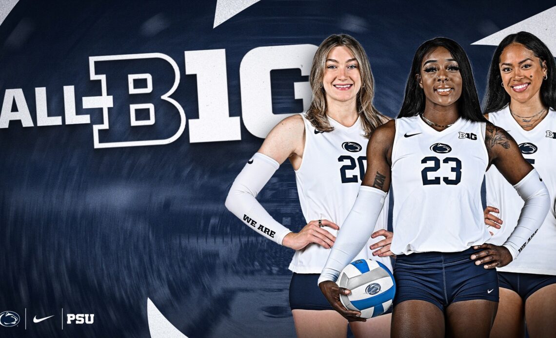 Penn State Puts Three on Women's Volleyball All-Big Ten Team