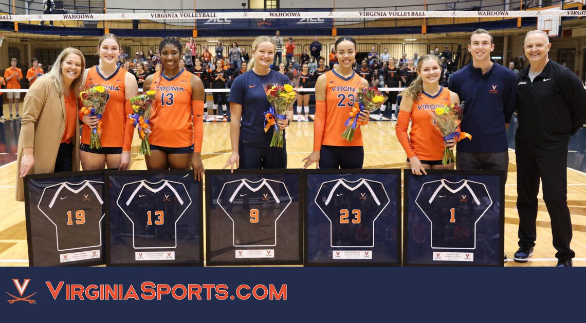 Photo Album: UVA Volleyball vs. Virginia Tech