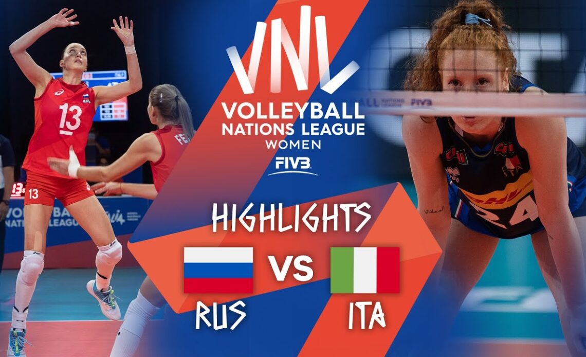 RUS vs. ITA - Highlights Week 2 | Women's VNL 2021