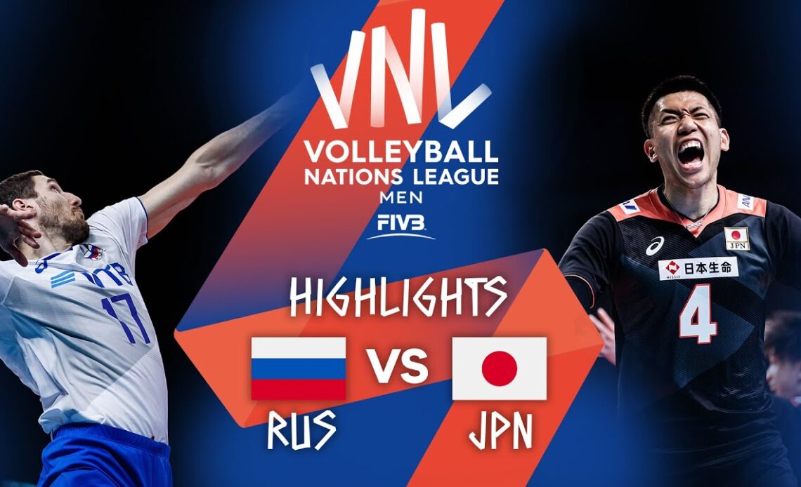 RUS vs. JPN - Highlights Week 1 | Men's VNL 2021