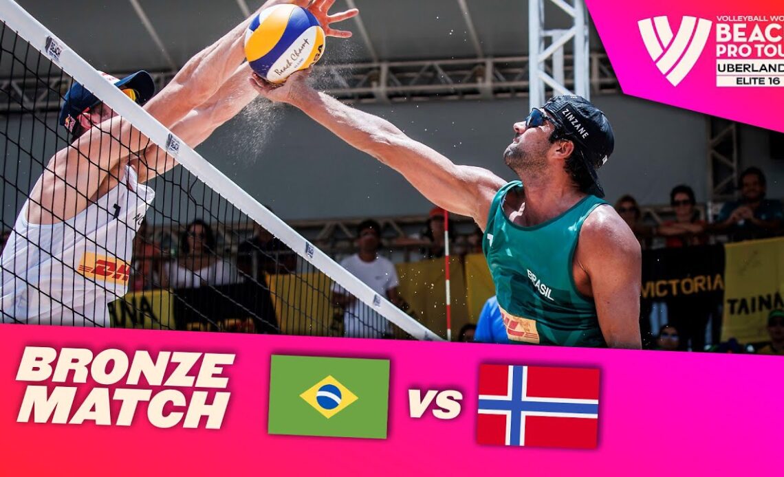 Renato/Vitor Felipe vs. Mol, A./Sørum, C. - Bronze Match Highlights Uberlândia 2022 #BeachProTour