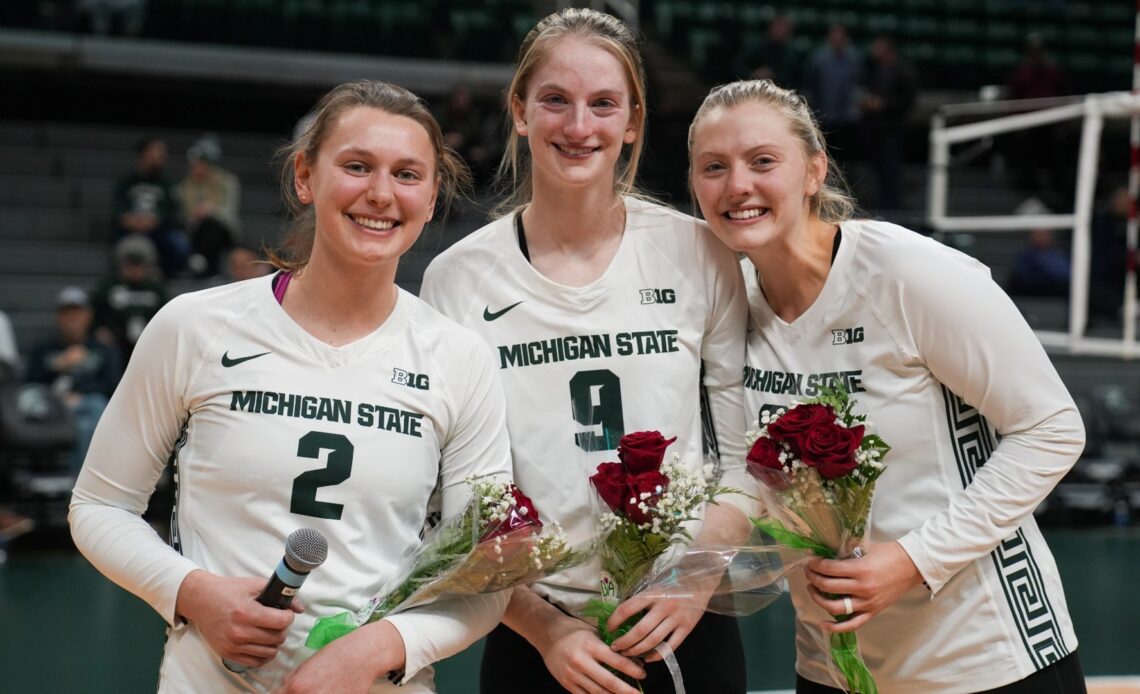 Spartan Volleyball Concludes Season on Saturday Against Iowa