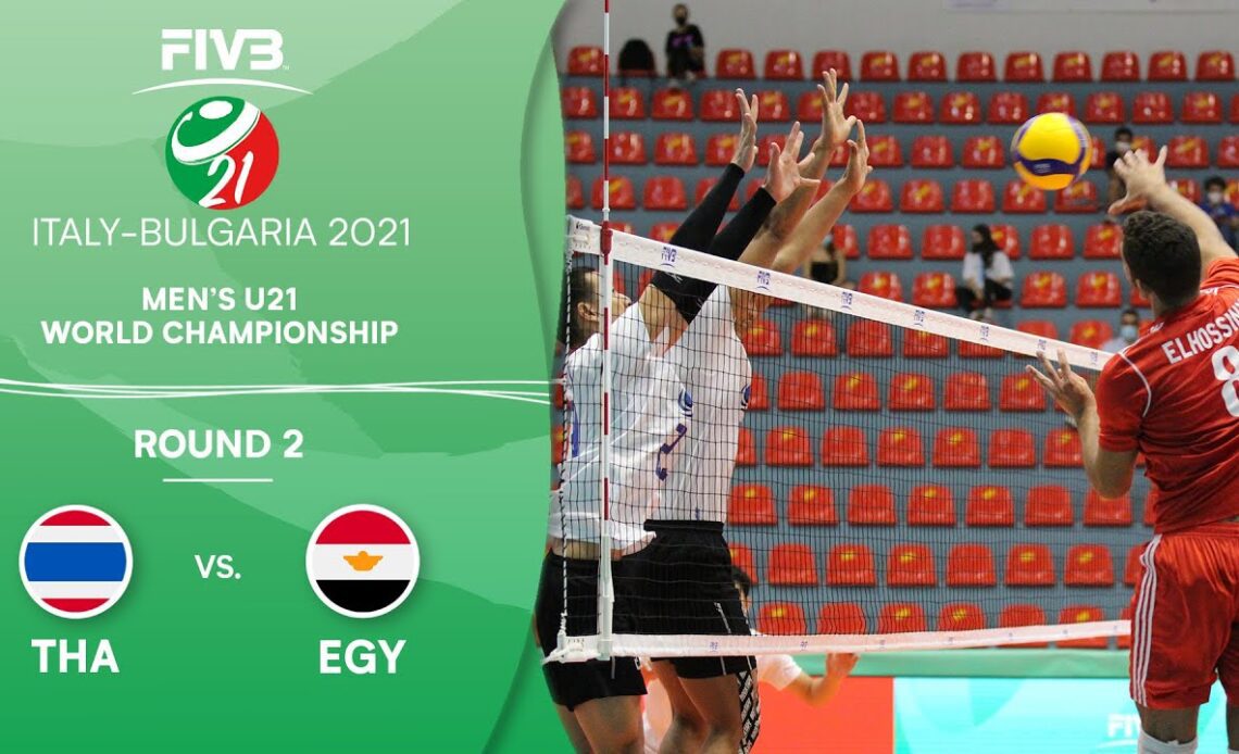 THA vs. EGY - Round 2 | Full Game | Men's U21 Volleyball World Champs 2021