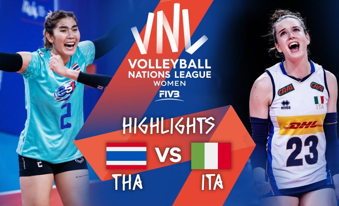 THA vs. ITA - Highlights Week 5 | Women's VNL 2021