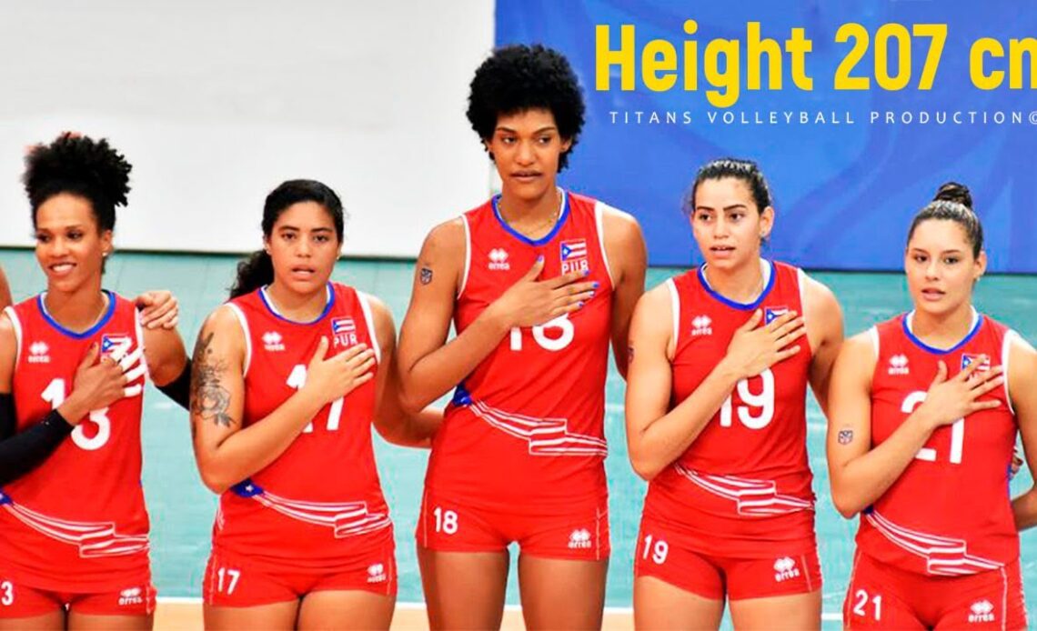 The Tallest Volleyball Player in the World Height 207 cm - Alba Hernandez