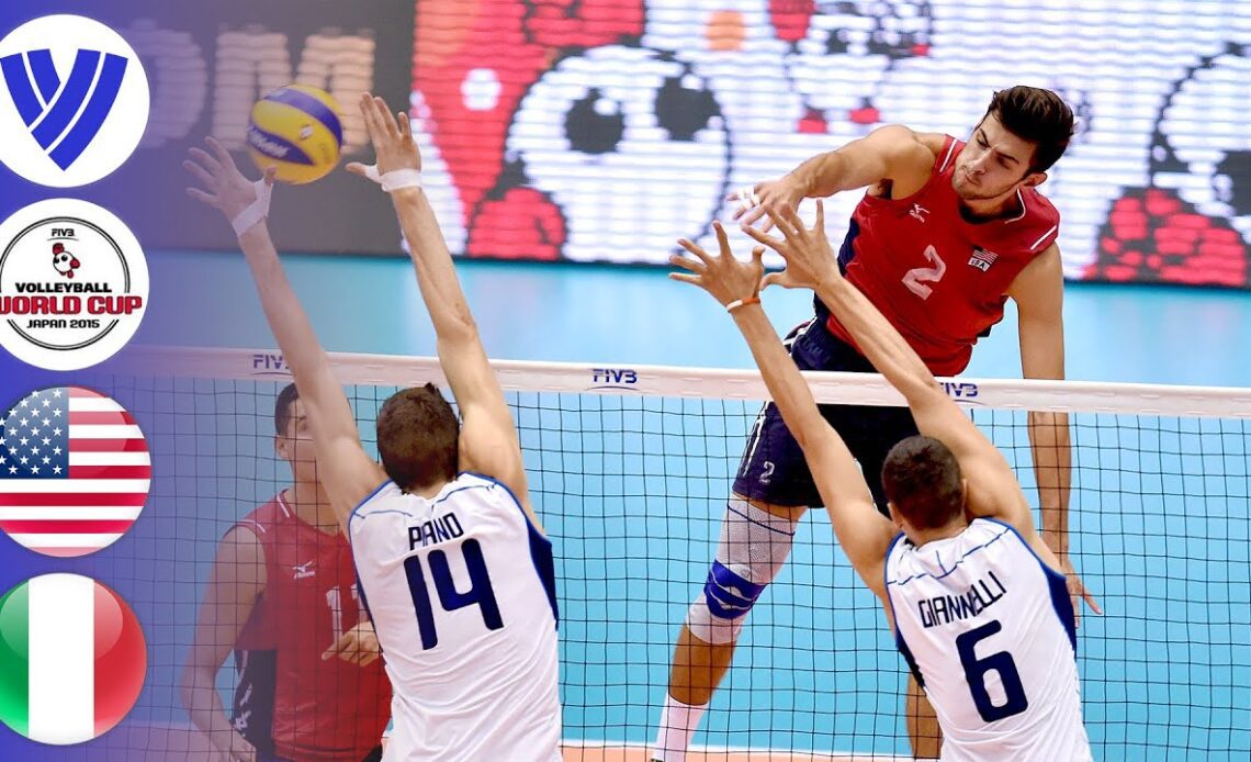USA vs. Italy - Full Match | Men's Volleyball World Cup 2015