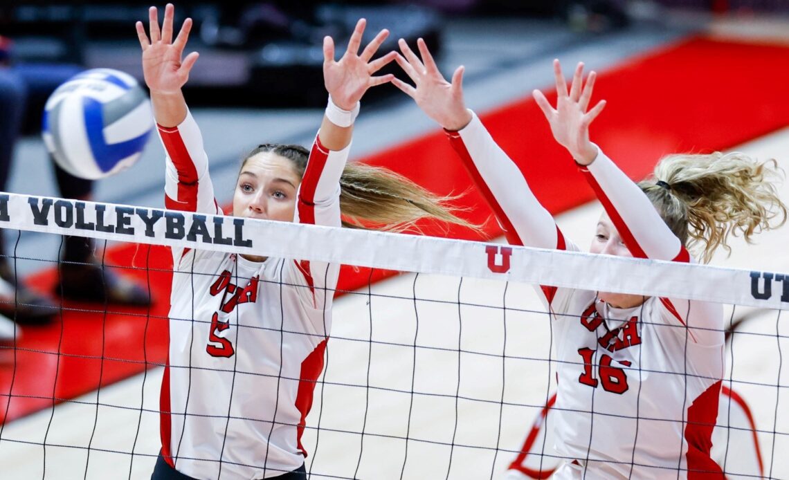 Utah Volleyball Closes Out Regular Season At Arizona State, Colorado