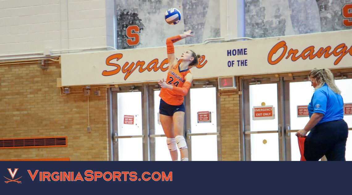 Virginia Volleyball || Cavaliers’ Comeback Falls Short at Syracuse